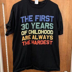 🐻Size L - Black Short Sleeve Novelty T-Shirt
